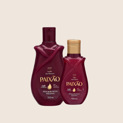 Combo Paixão Framboesa Negra – Cream + Oil